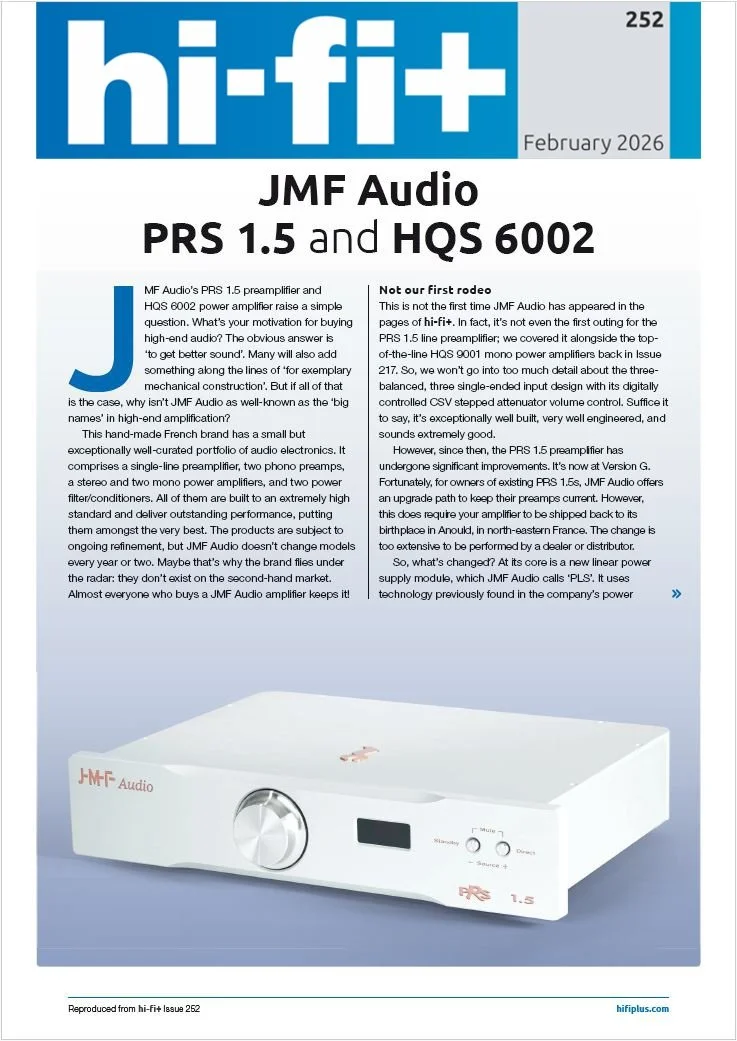 Reviews - international — JMF Audio